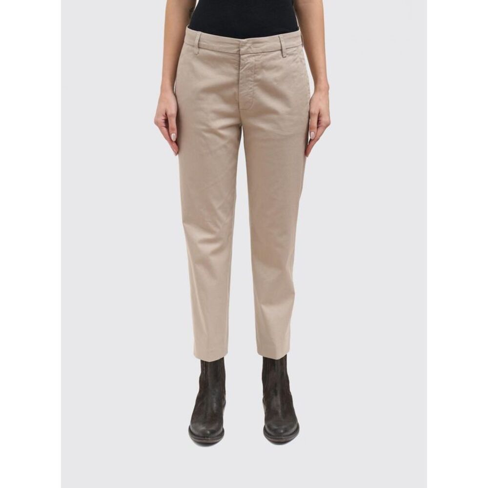 Dondup Women Cropped Trousers Dondup In Stretch Cotton